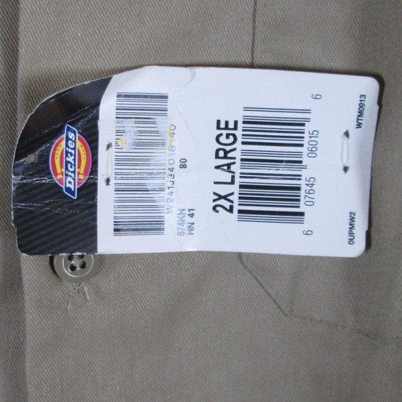 Dickies Mens Tan Long Sleeve Utility Shirt Size 2XL NWT Excellent Condit… - Picture 8 of 8